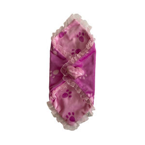 Disney Parks Babies Lady and the Trump Pink Blanket Paw PrintBlankie Lovey Only